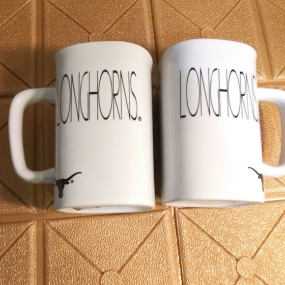 TEXAS LONGHORNS MUGS*UNIVERSITY OF TEXAS*COLLEGIATE LICENSED*CERAMIC - Picture 4 of 8
